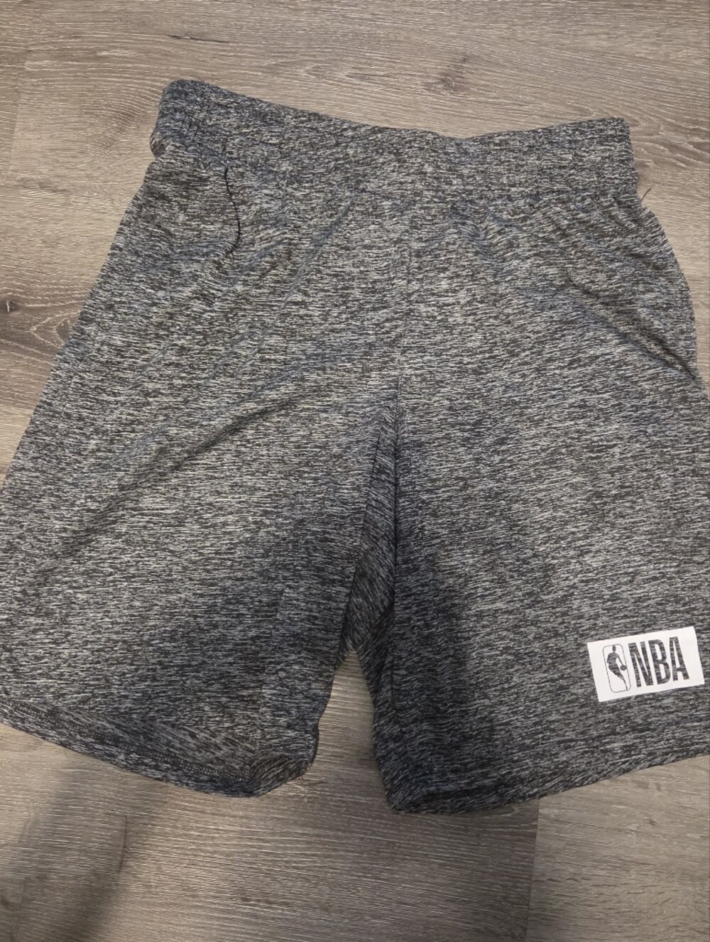 NBA Mens Gray Athletic Shorts